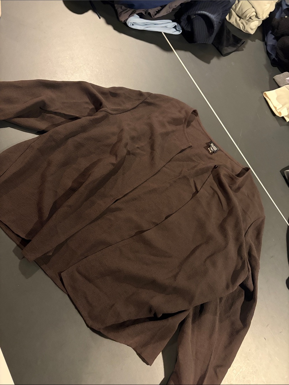Eileen fisher brown button cardigan